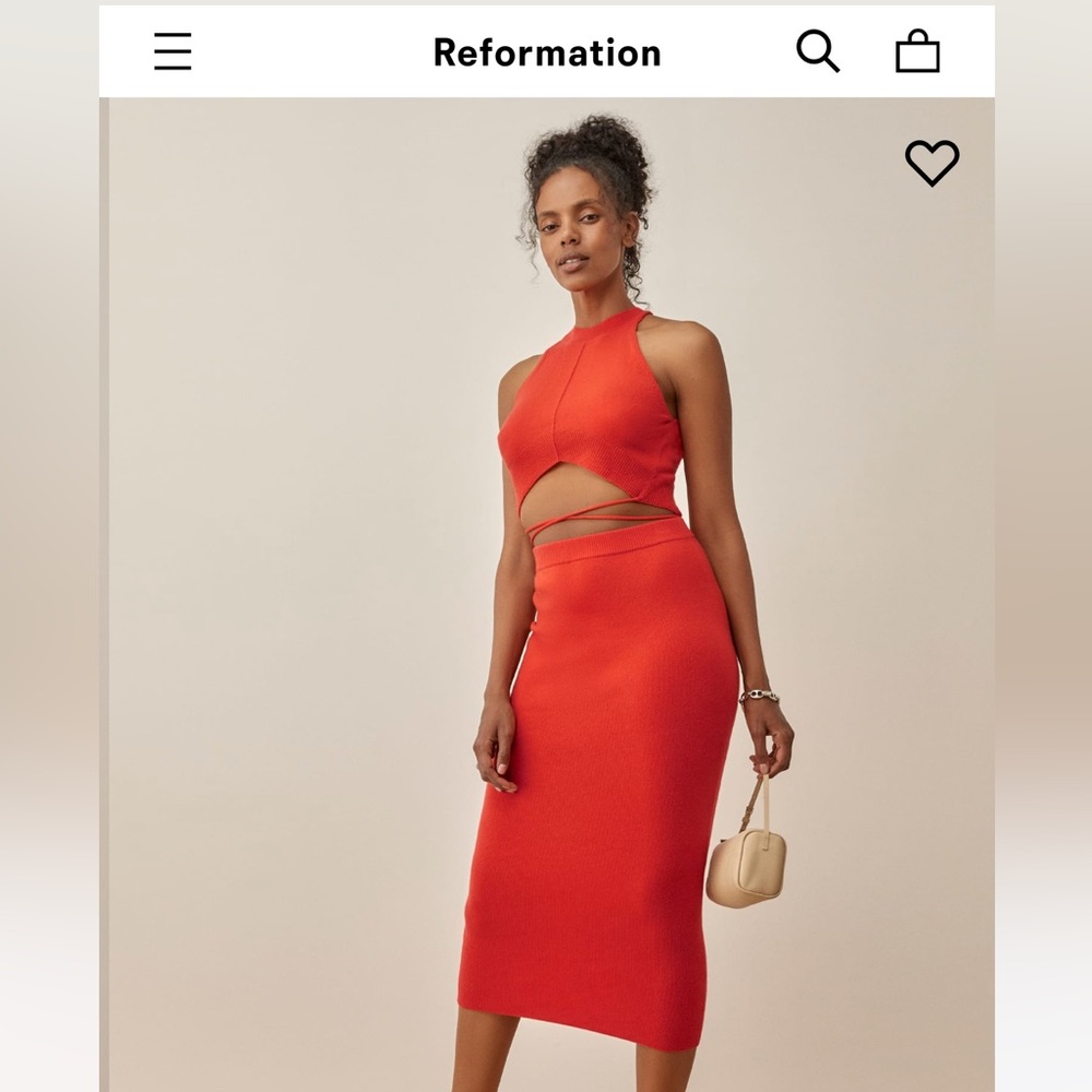 Reformation Renato Cashmere Sweater Set